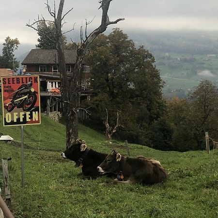 Hotel Cafe Seeblick Filzbach Bagian luar foto