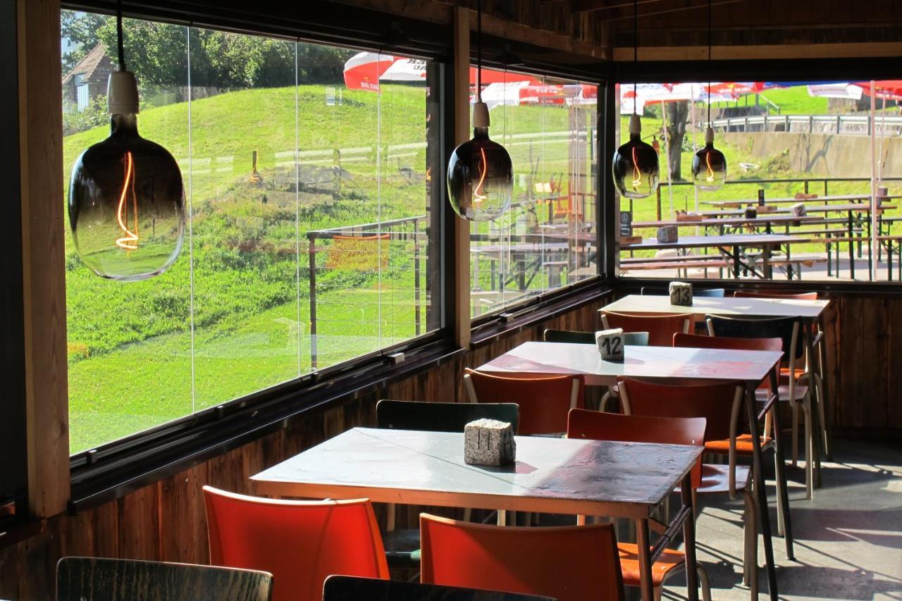 Hotel Cafe Seeblick Filzbach Bagian luar foto