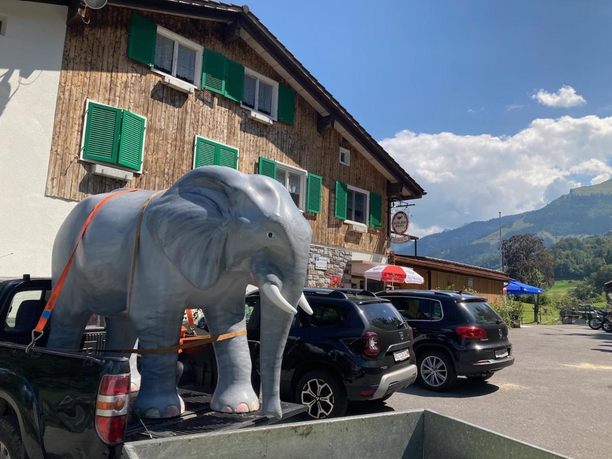 Hotel Cafe Seeblick Filzbach Bagian luar foto