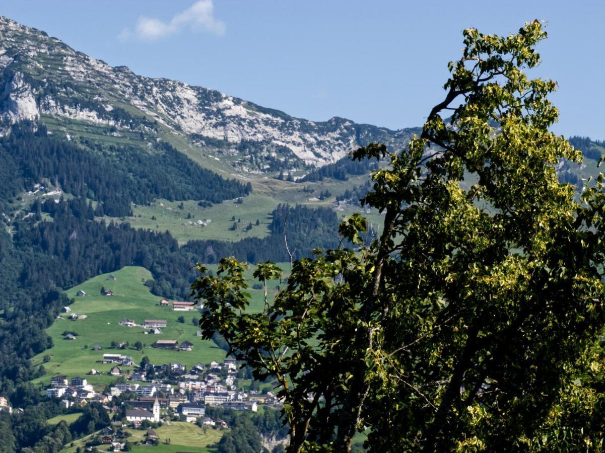Hotel Cafe Seeblick Filzbach Bagian luar foto