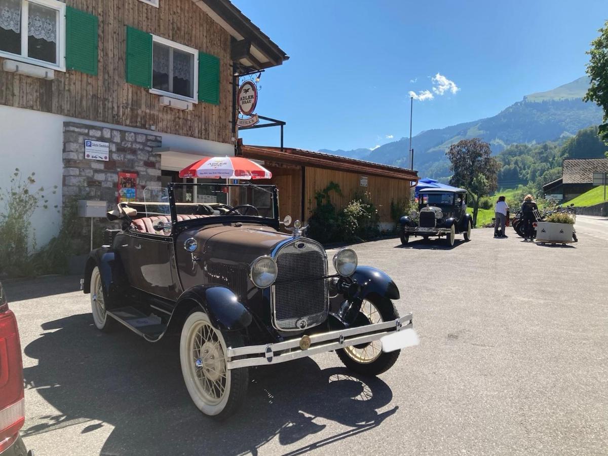 Hotel Cafe Seeblick Filzbach Bagian luar foto