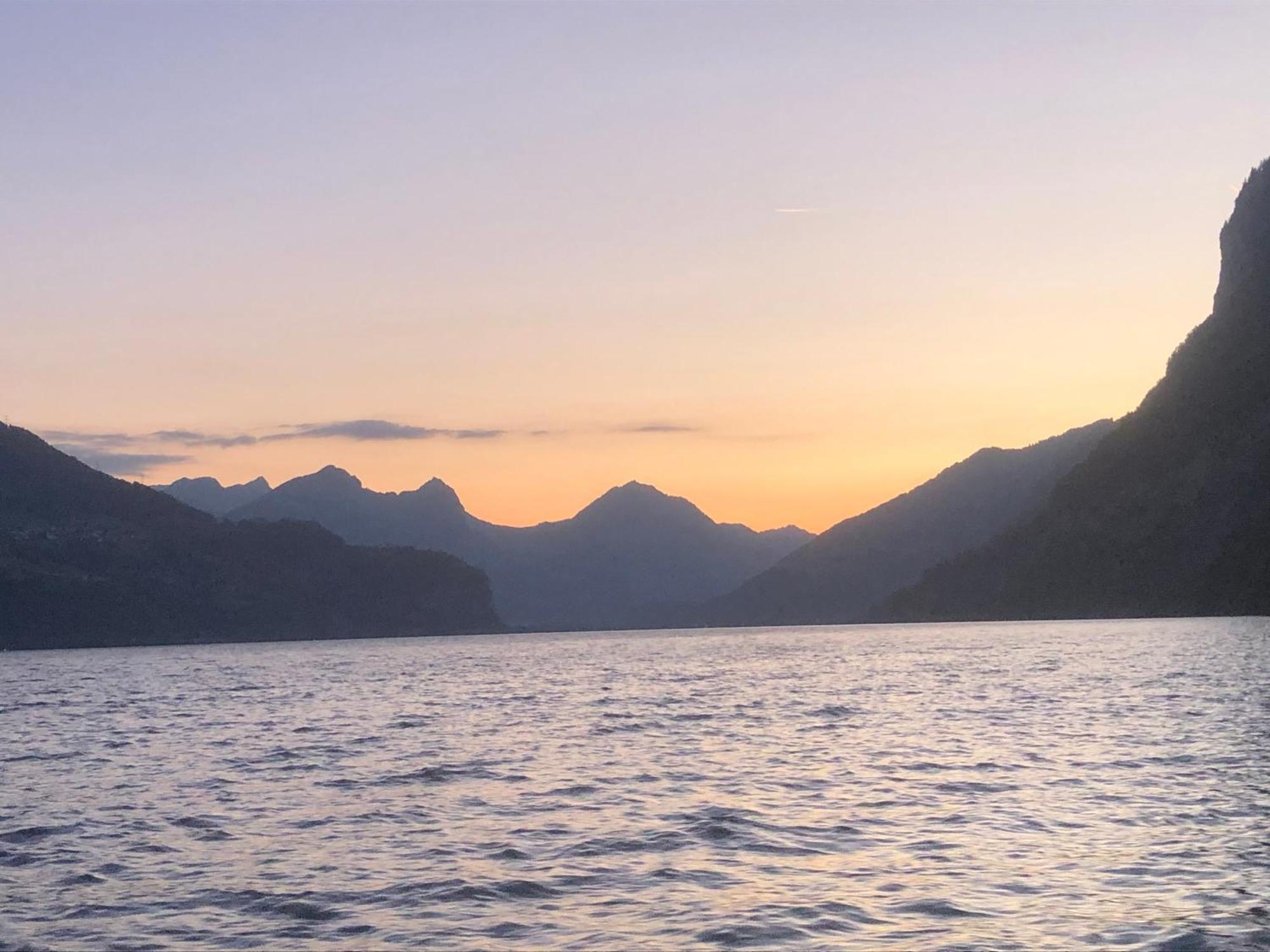 Hotel Cafe Seeblick Filzbach Bagian luar foto