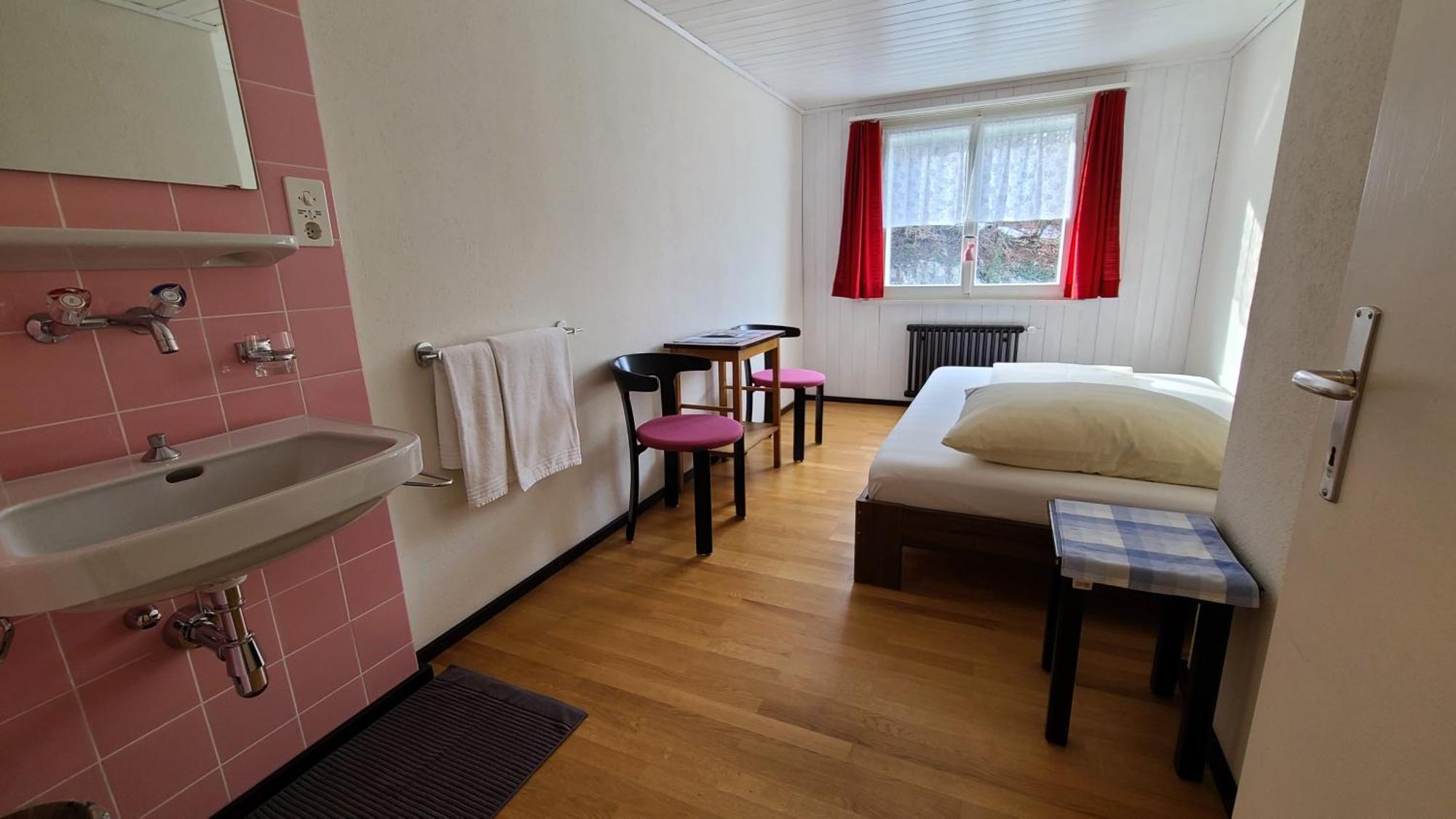 Hotel Cafe Seeblick Filzbach Bagian luar foto